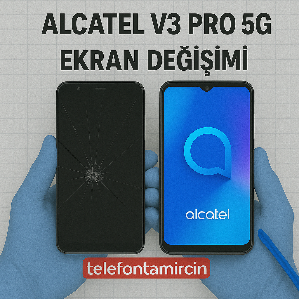 Alcatel V3 Pro 5G Ekran Değişimi