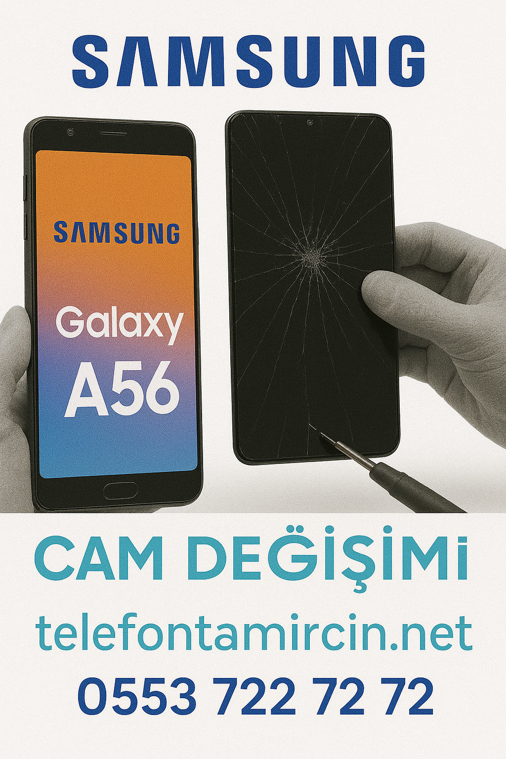 Samsung Galaxy A56 Cam Değişimi