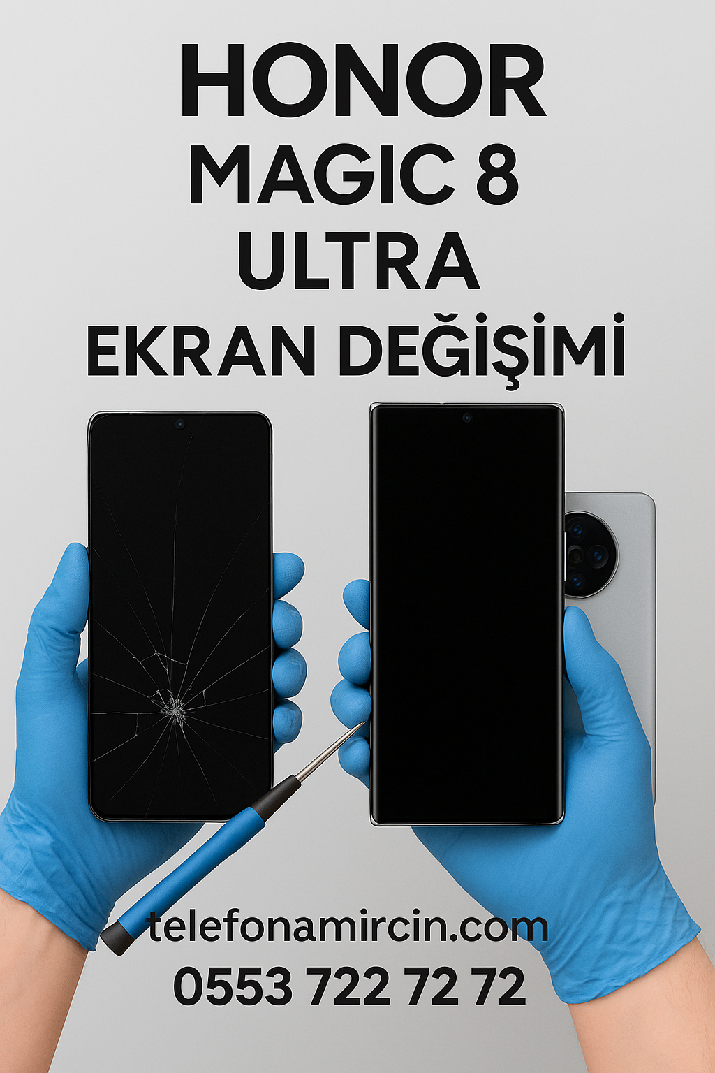 Honor Magic 8 Ultra Ekran Değişimi