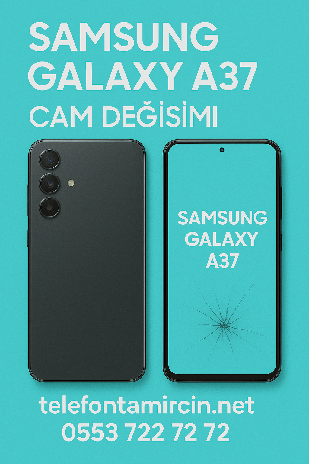 Samsung Galaxy A37 Cam Değişimi