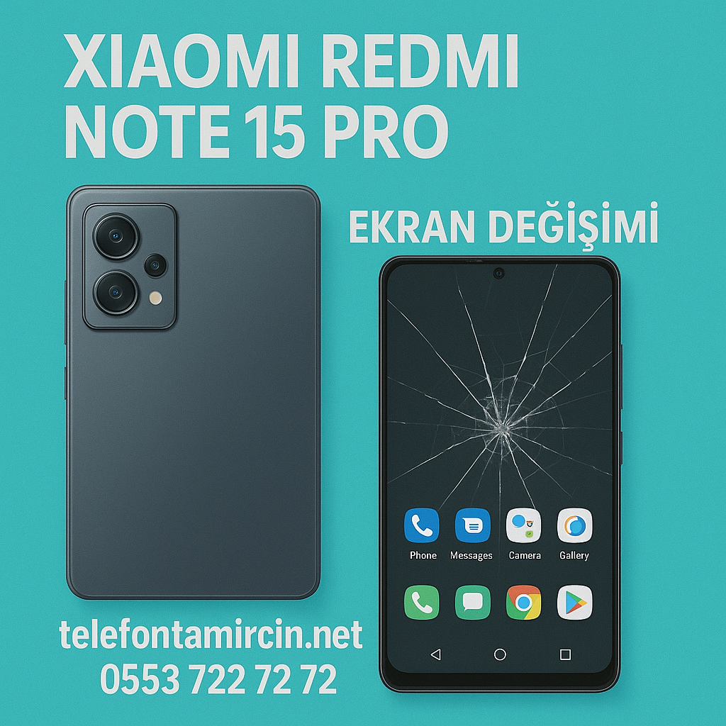 Xiaomi Redmi Note 15 Pro Ekran Değişimi