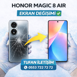Honor Magic 8 Air Ekran Değişimi