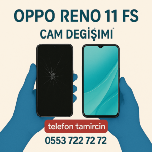 Oppo Reno 11 FS Cam Değişimi