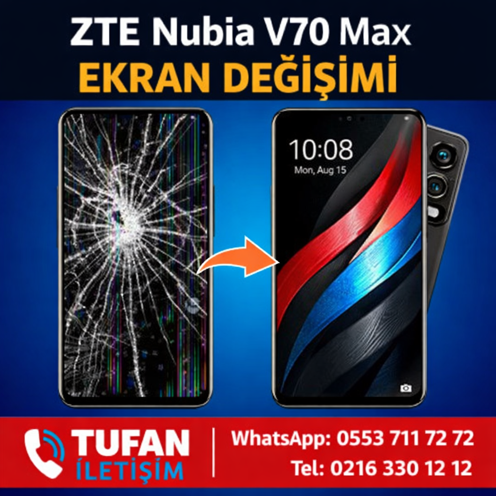 Zte Nubia V70 Max Ekran Değişimi