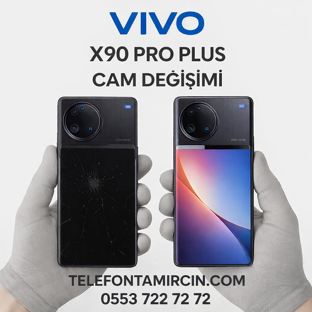 Vİvo X90 Pro Plus Cam Değişimi